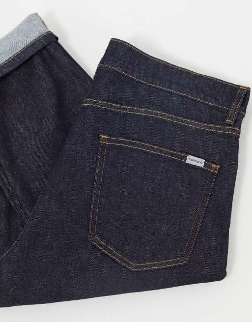 Carhartt WIP coast pant in blue rinsed