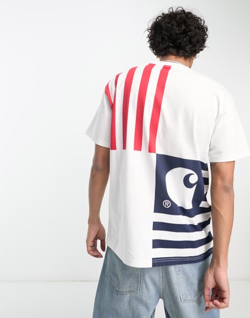 Carhartt WIP - Coast State - T-shirt in wit