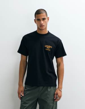 Carhartt WIP coffee break t-shirt in black
