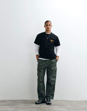 Carhartt WIP coffee break t-shirt in black
