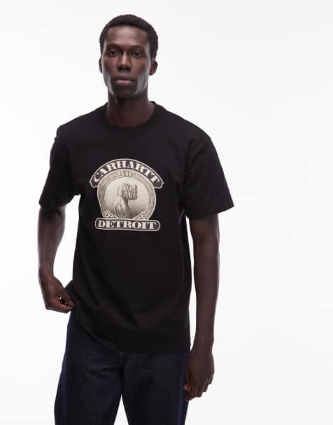 Carhartt WIP - Cold World - Sort løstsiddende T-shirt - view 1