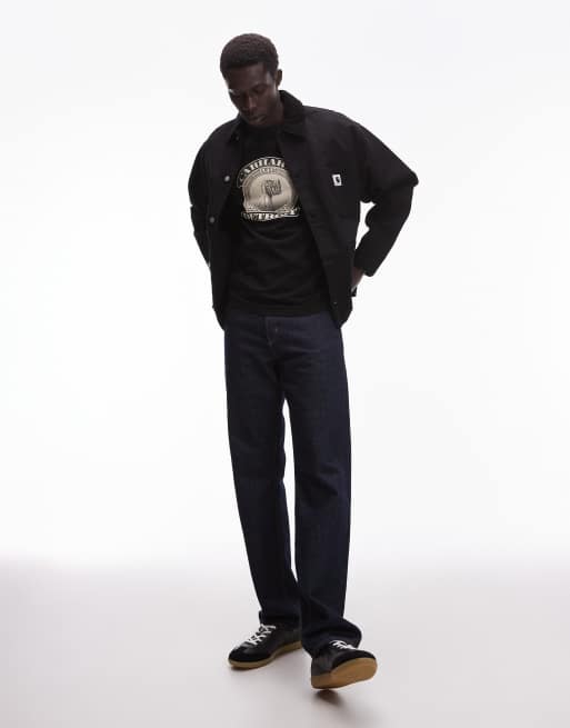 Carhartt WIP – Cold World – Svart t-shirt med avslappnad passform, 2 av 5