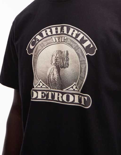 Carhartt WIP – Cold World – Svart t-shirt med avslappnad passform, 5 av 5