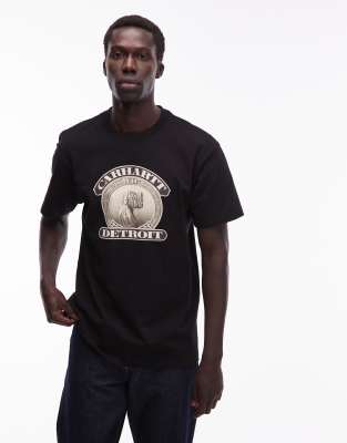 Carhartt WIP - Cold World - T-shirt ample - Noir