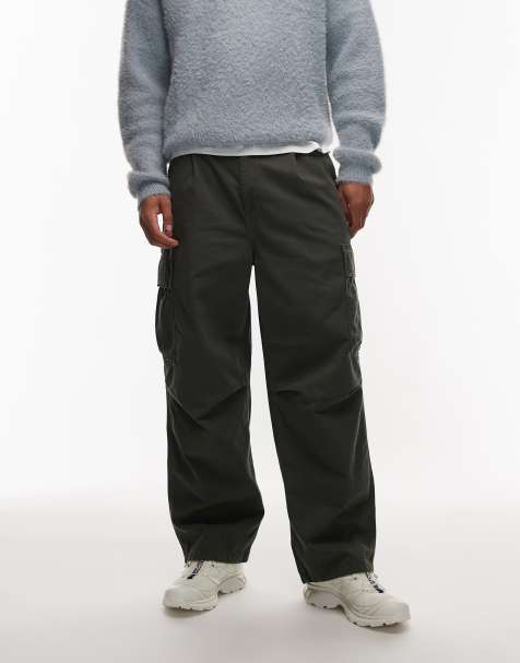 Carhartt WIP cole baggy cargo trousers in green