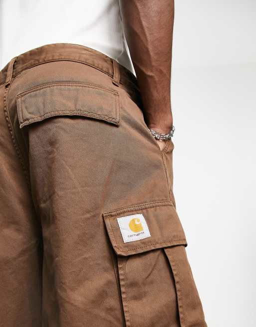 Carhartt WIP – Cole – Bruna, textilfärgade cargoshorts med avslappnad passform, 2 av 4