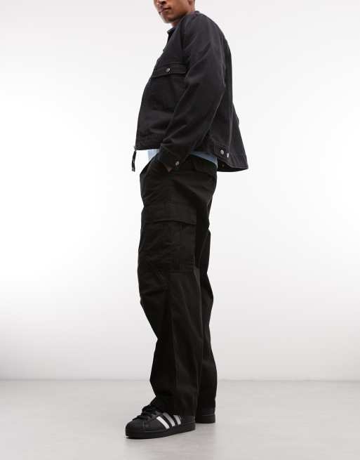 Carhartt WIP Cole Cargo-Hose mit Relaxed Fit in Schwarz, 3 von 5
