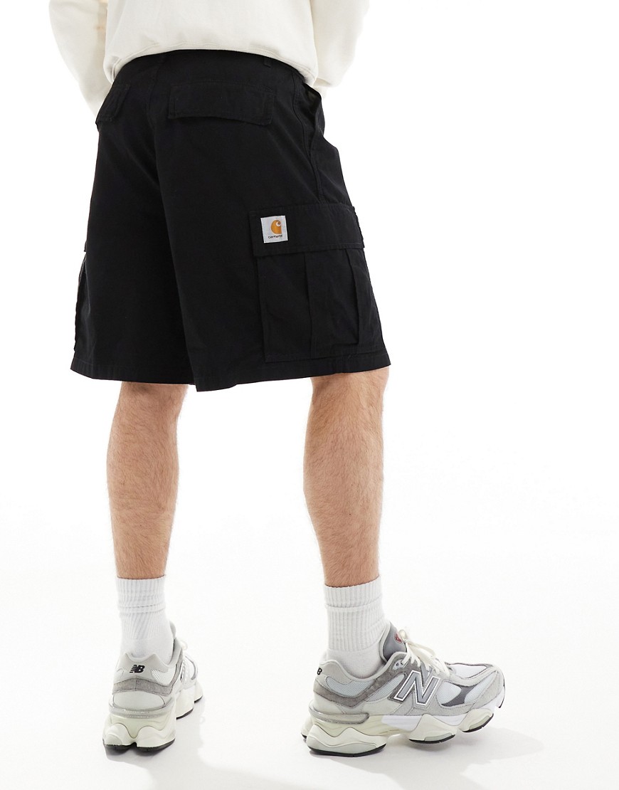 Carhartt WIP cole cargo shorts in black