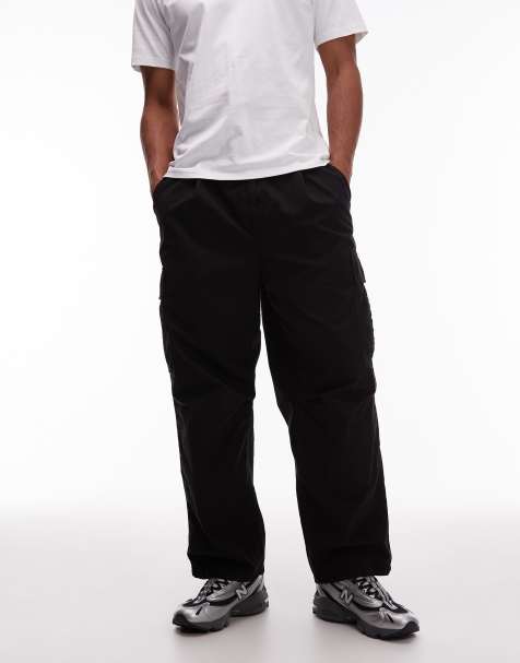 Carhartt WIP cole relaxed fit cargo trouser in black