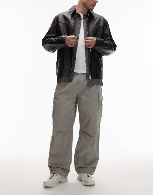 Carhartt WIP – Cole – Naturvita, avslappnade cargobyxor, 2 av 5