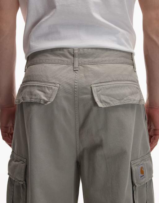 Carhartt WIP – Cole – Naturvita, avslappnade cargobyxor, 5 av 5