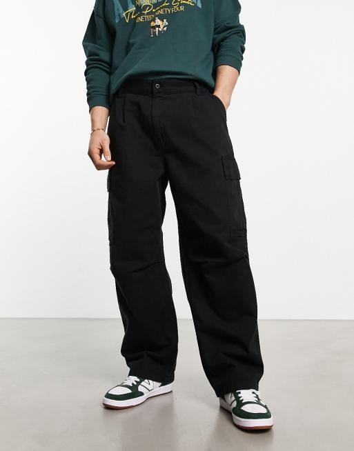 Carhartt WIP - Cole - Pantalon cargo décontracté - Noir , 3 de 4