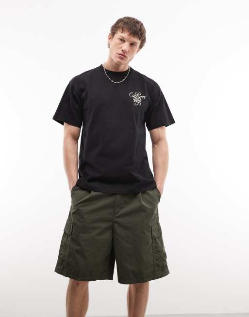 Carhartt WIP Cole pantalones cortos cargo de corte relajado en caqui, 3 de 5