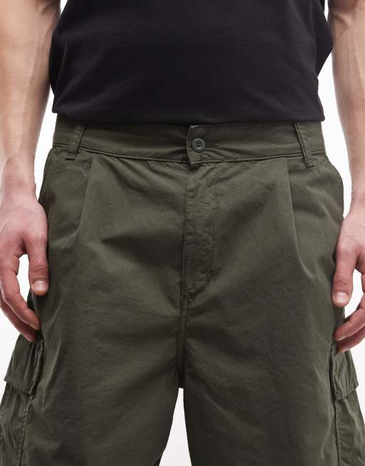 Carhartt WIP Cole pantalones cortos cargo de corte relajado en caqui, 4 de 5