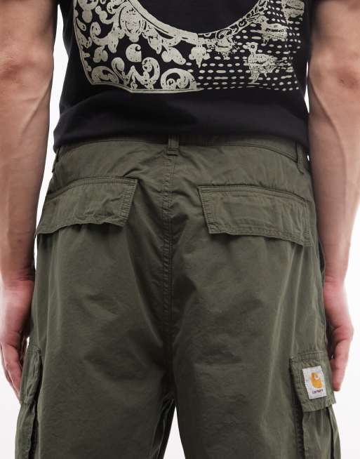 Carhartt WIP Cole pantalones cortos cargo de corte relajado en caqui, 5 de 5