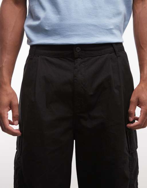 Carhartt WIP Cole pantaloni cargo relaxed fit neri, 4 di 5
