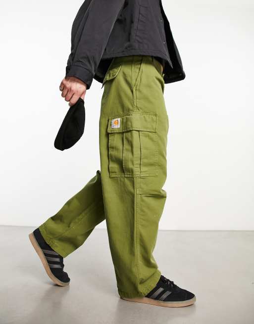 Shop Carhartt WIP Cole Cargo Pant Organic Moraga Pants (leather