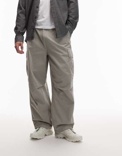 Carhartt WIP cole relaxed cargo trousers in off white