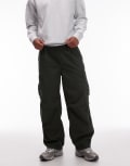 [Carhartt WIP] Carhartt WIP Cole relaxed fit cargo pants in khaki-Green W28 KHAKI