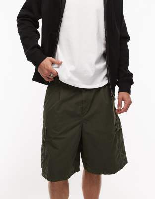 Carhartt WIP Carhartt WIP cole relaxed fit cargo short in khaki-Grey