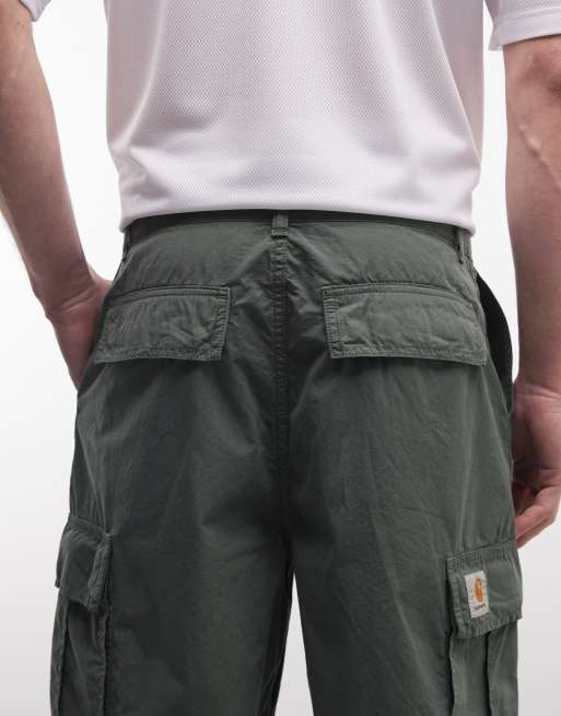 Carhartt WIP Cole relaxed fit cargo trousers in khaki, 4 of 5