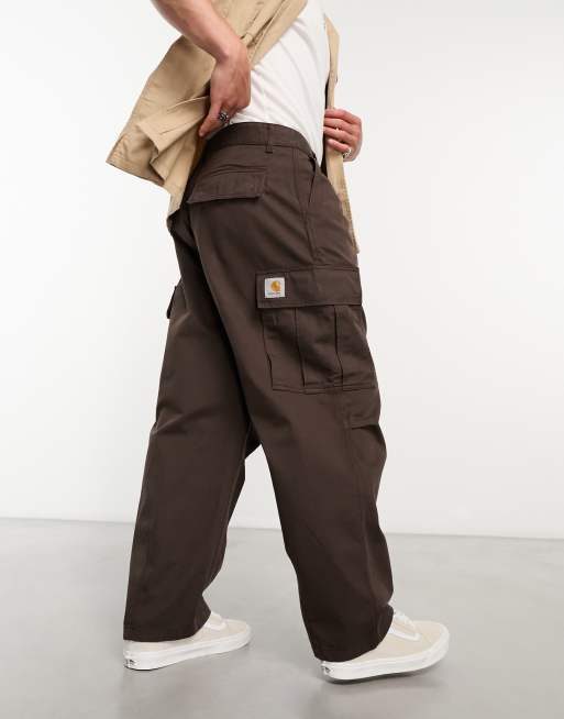 Carhartt WIP cole relaxed trousers in brown