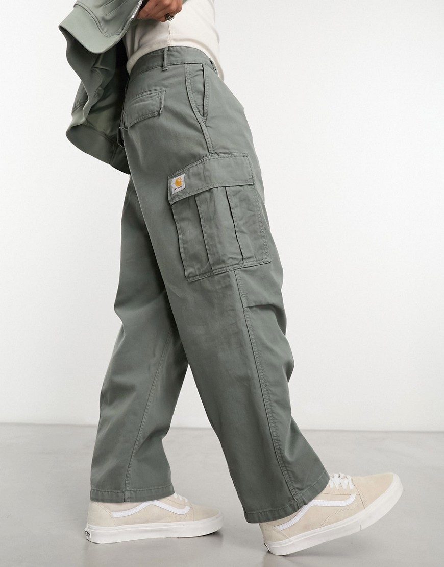 Carhartt WIP cole relaxed trousers in green