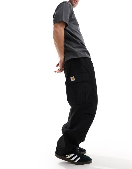Carhartt WIP – Cole – Svarta cargobyxor, 4 av 5