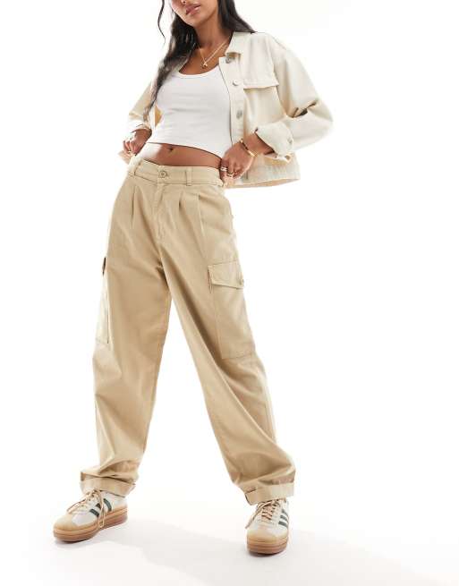 Carhartt Wip Wmns Collins Pant Beige - Womens - Casual Pants