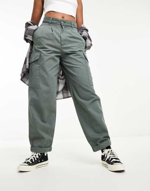Carhartt WIP – Collins – Khakifärgade cargobyxor i twill och avslappnad modell, 2 av 4