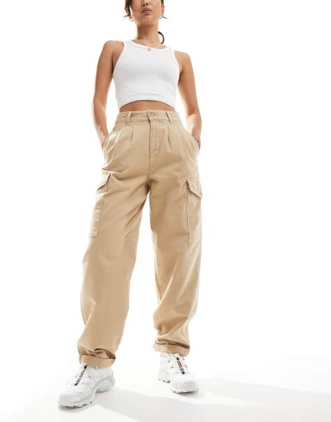 Carhartt WIP collins relaxed cargos pants in brown - view 1