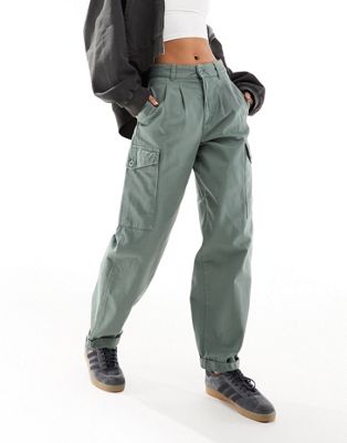 Carhartt WIP collins relaxed cargos pants in green