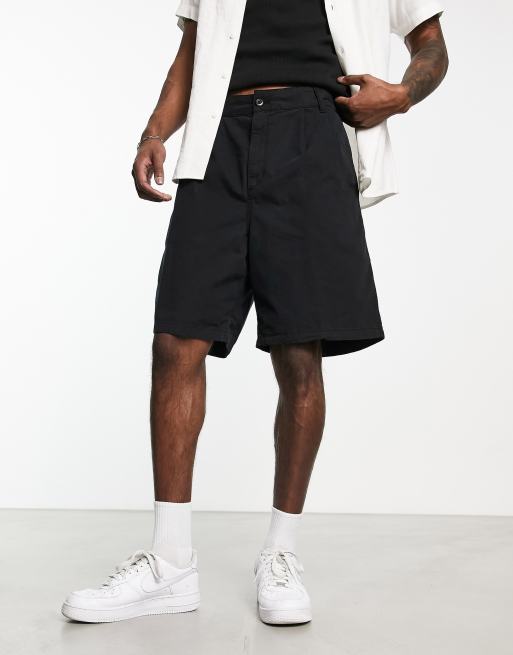 Carhartt WIP - Colston - Chinoshort met losse pasvorm in zwart