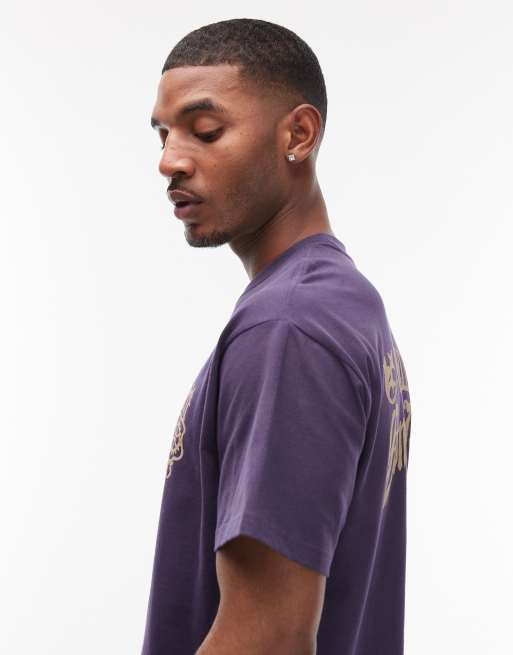 Carhartt WIP - Commuting Tales - T-shirt oversize - Violet foncé, 4 de 5