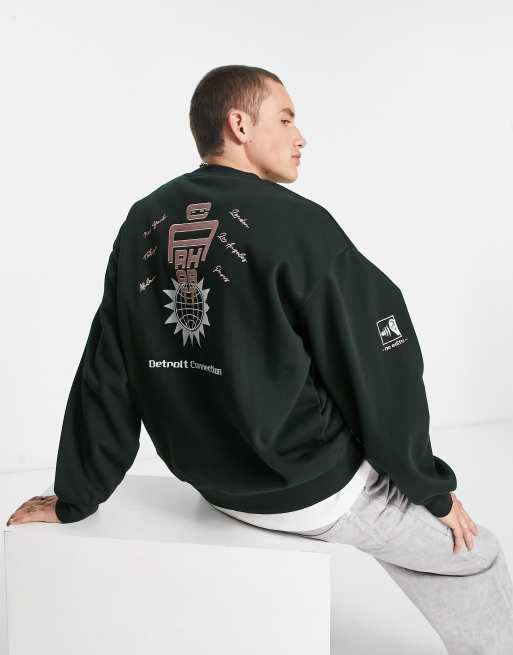 Carhartt WIP - Connect - Grøn sweatshirt
