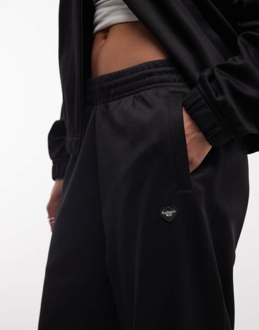 Carhartt WIP - Conny - Joggers negros con bajos ajustados (parte de un conjunto), 2 de 5