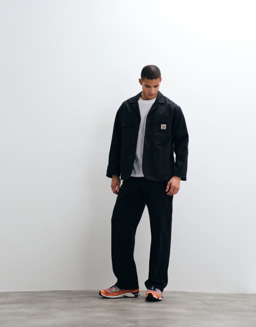 Carhartt WIP – Cooper – Czarna marynarka z diagonalu, 3 z 5