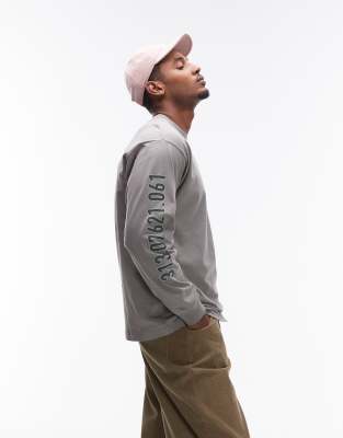 Carhartt WIP Carhartt WIP coordinate long sleeve t-shirt in grey
