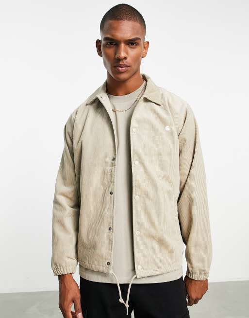 Carhartt WIP - Corduroy coachjack in beige