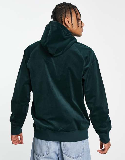 Carhartt WIP corduroy hoodie in green, 2 of 4