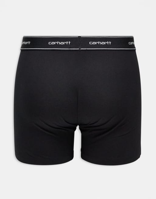 Carhartt WIP cotton 2 pack boxers in black, 2 of 3