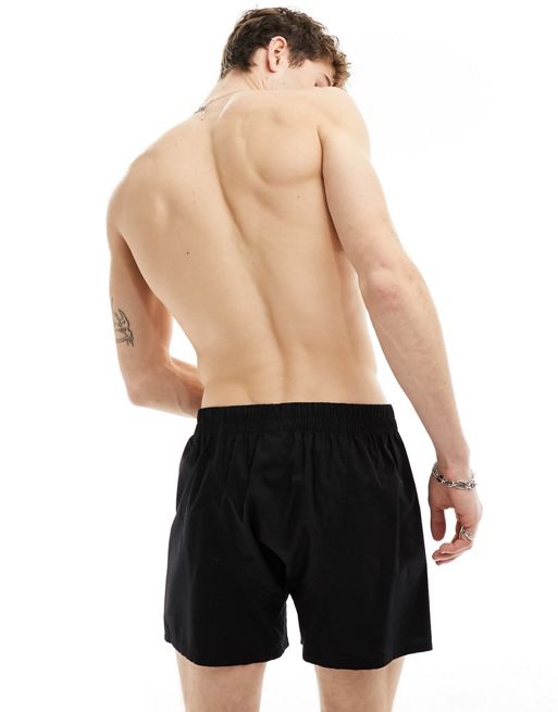 Carhartt WIP cotton 2 pack boxers in black