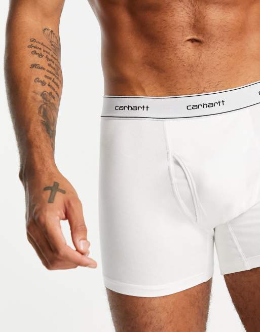 Carhartt WIP cotton trunk 2 pack boxers in white