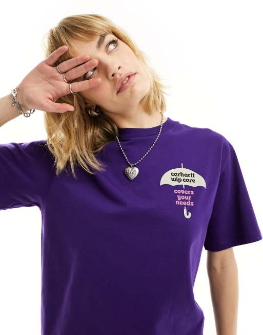 Carhartt Wip Maglietta Carhartt Viola Carhartt WIP Cover T-shirt Viola ASOS