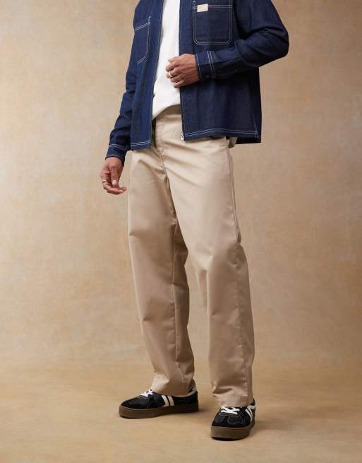 Carhartt WIP – Craft – Beżowe spodnie o prostym kroju, 2 z 5