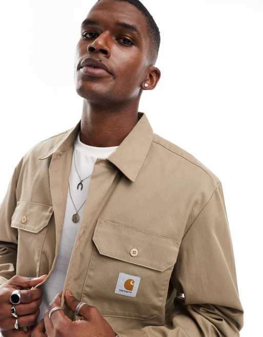 Carhartt WIP - Craft - Camicia beige a maniche lunghe, 2 di 4