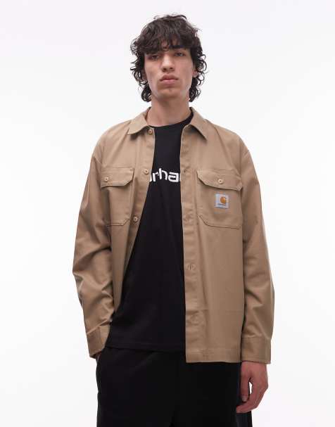 Carhartt WIP - Craft - Chemise à manches longues - Beige foncé - view 1