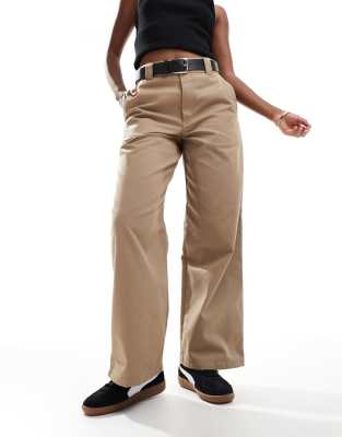 Shop Carhartt WIP craft trousers in beige Online – Trendy & Affordable Fashion