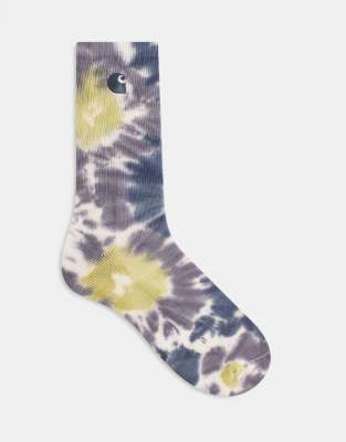 Carhartt WIP - Cusco - Socken mit buntem Batikmuster