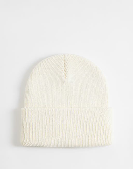 Carhartt WIP czapka beanie z logo Arch Script w kolorze naturalnym, 2 z 3